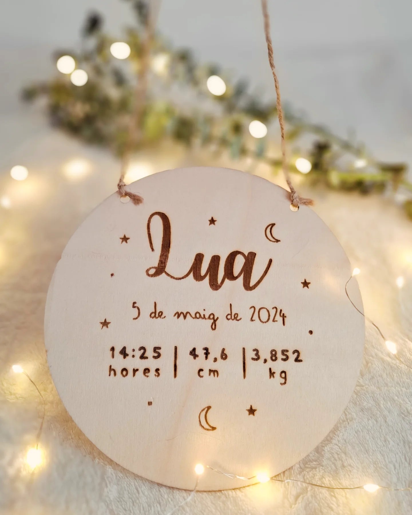 Infantil: Placa natalicio