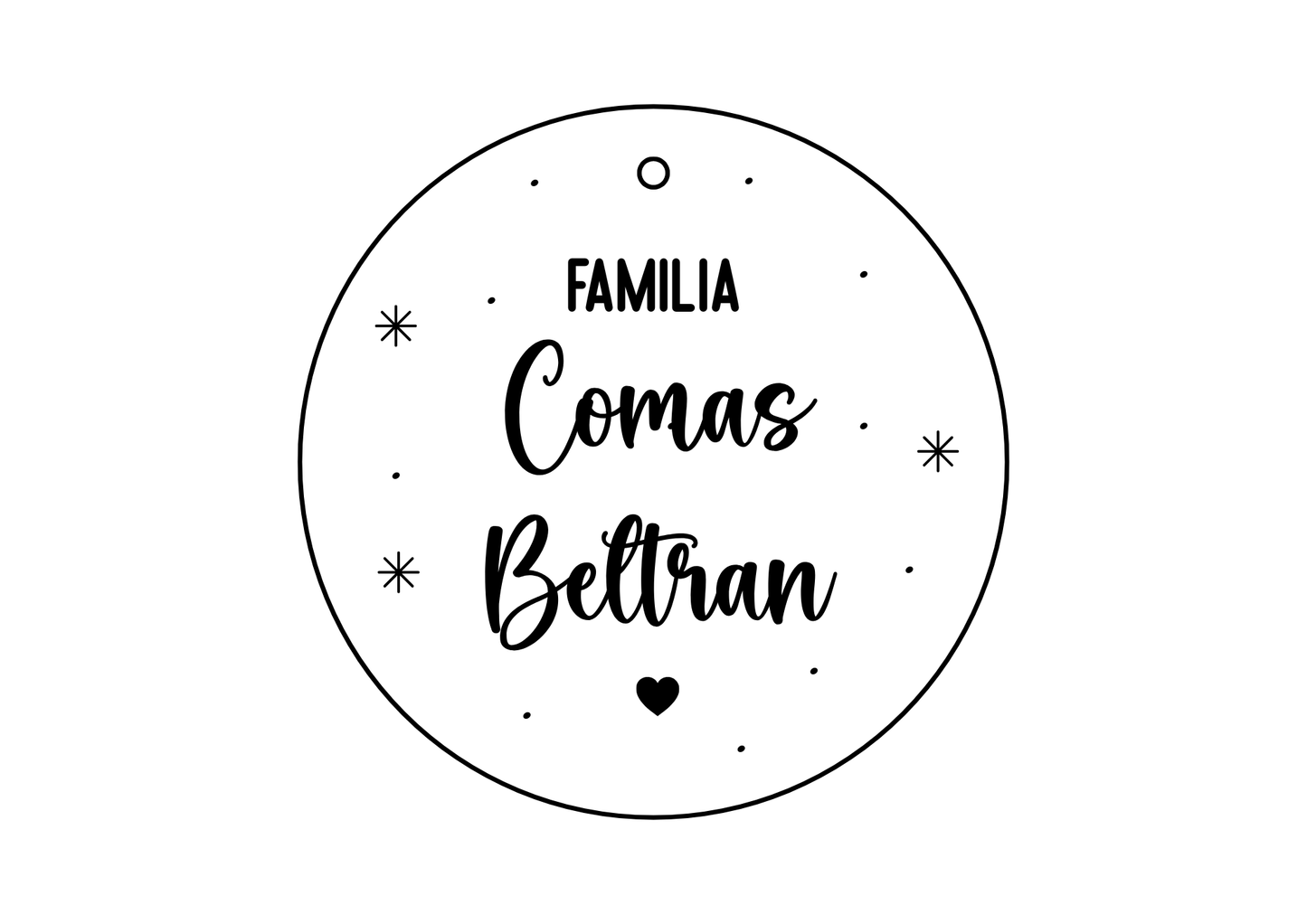 Bola de navidad de madera