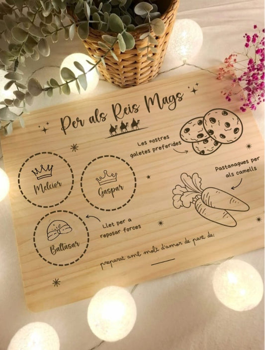 Safata 2 en 1: Reis Mags + Tió